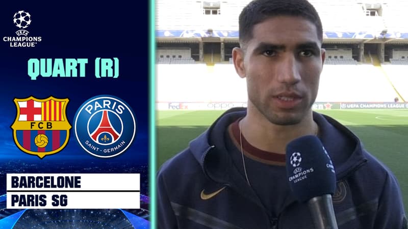 Barça-PSG : “Ensemble, on va ramener la victoire” affirme Hakimi