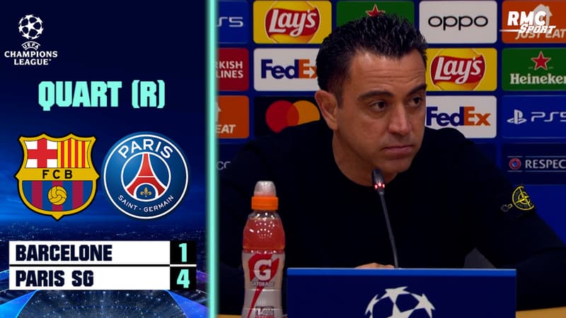 Barcelone 1-4 PSG : L’arbitrage ? “Depuis que je suis là, tout est contre nous” peste Xavi