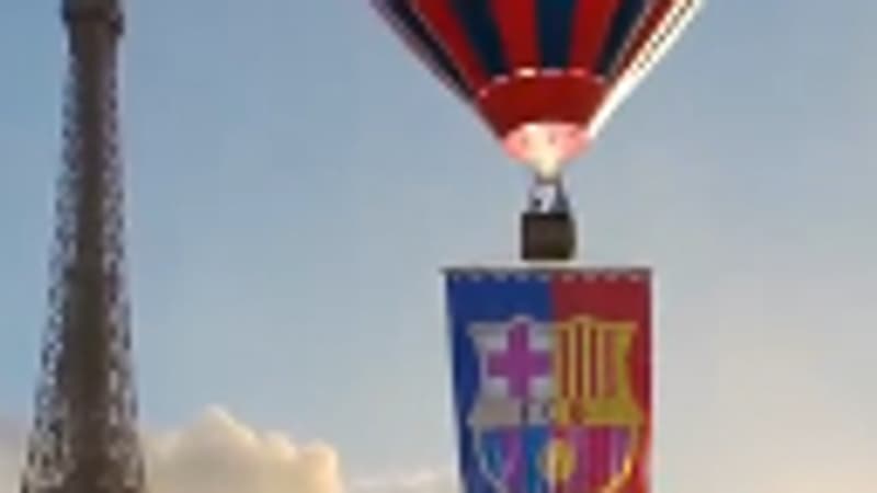 PSG-Barça, J-2: les Catalans trollent à nouveau les Parisiens avec la Tour Eiffel