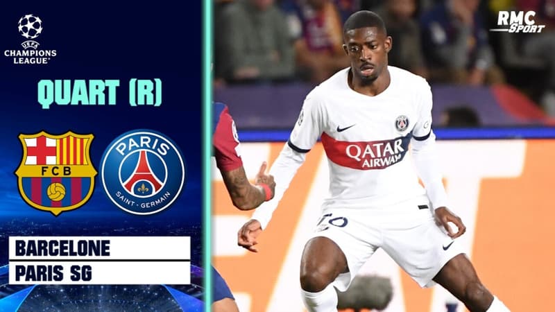 Barcelone – Paris SG : Dembélé ramène le PSG à hauteur avant la mi-temps (1-1)