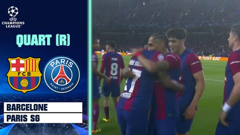 Barcelone – Paris SG : entame catastrophique de Paris déjà mené (1-0)