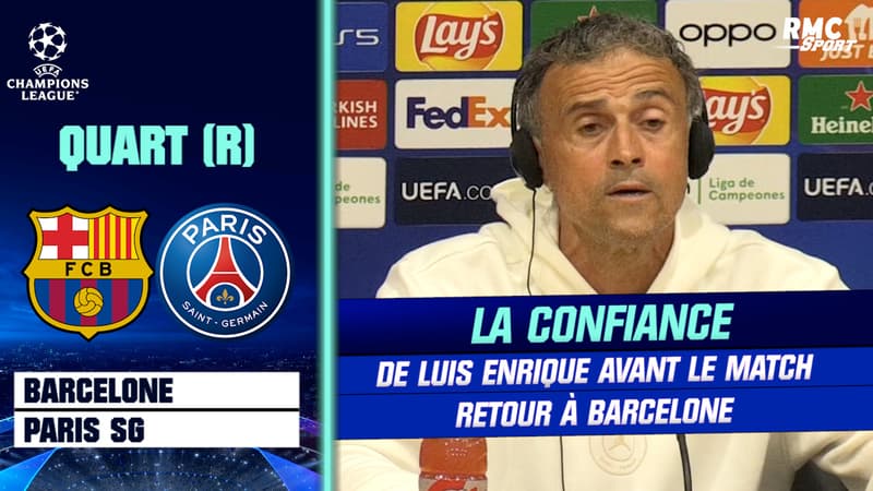 Barça-PSG : Luis Enrique “pleinement convaincu” que le PSG peut “renverser la situation”