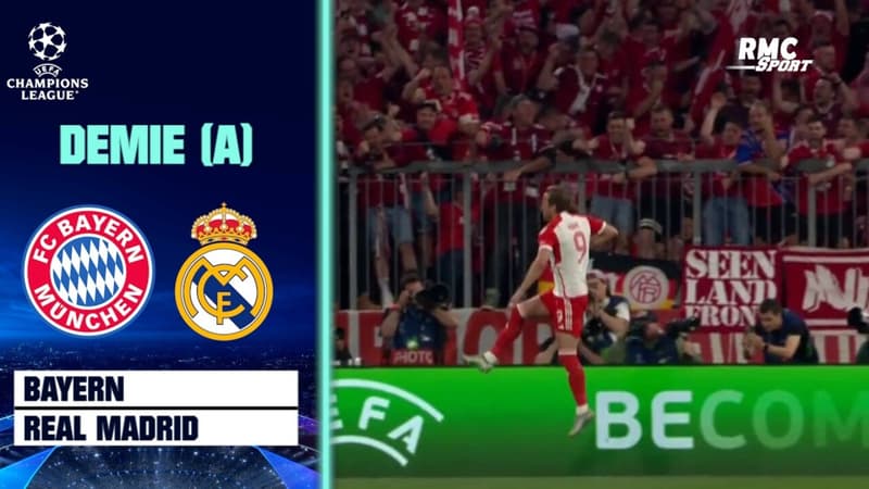 Bayern Munich – Real Madrid : Les bavarois sont devant grâce au but sur pénalty de Kane (2-1)