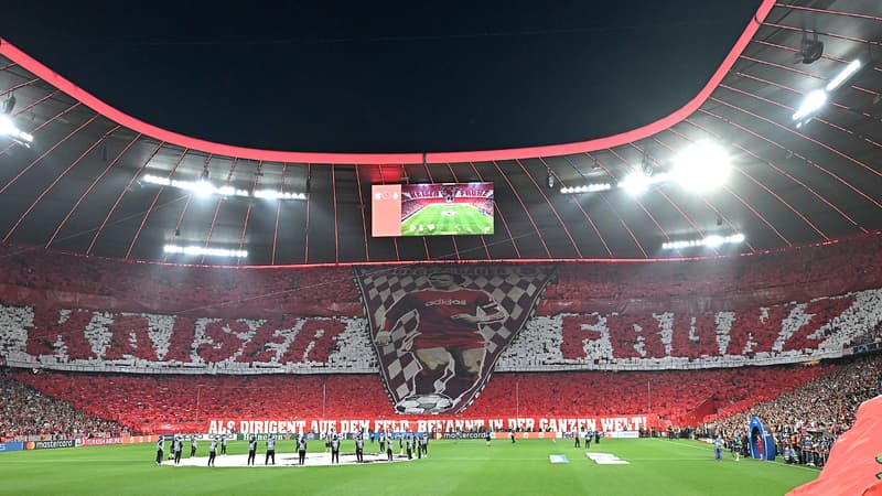 Bayern-Real: le splendide tifo des Bavarois en hommage au “Kaiser” Beckenbauer