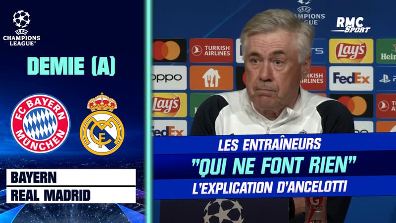 Bayern –  Real Madrid : Ancelotti espère faire partie “des entraîneurs qui ne font rien”