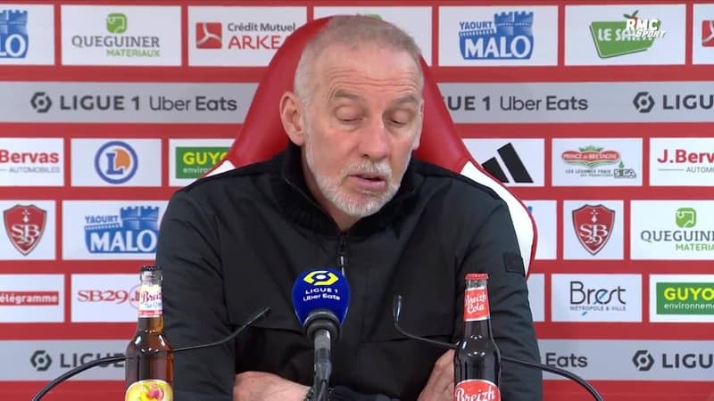 Brest 4-3 Metz : “On ne peut pas en vouloir au public qui célèbre la coupe d’Europe”, défend Roy