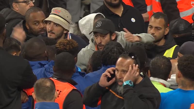 Toulouse-OM : échange musclé entre les joueurs de l’OM et leurs supporteurs après le match