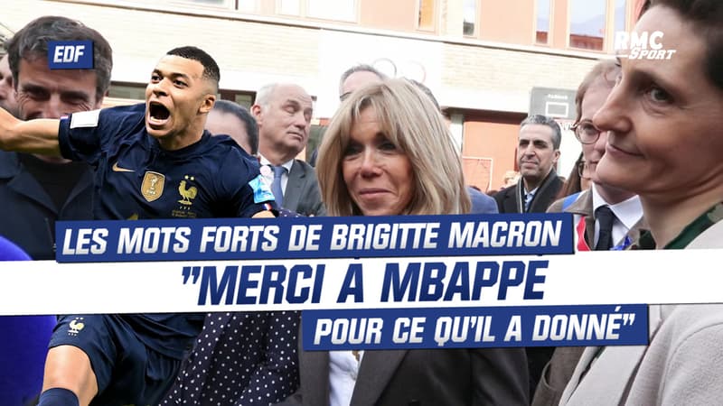 Équipe de France : Brigitte Macron dit “merci” à Mbappé pour “ce qu’il a donné et ce qu’il donnera encore”