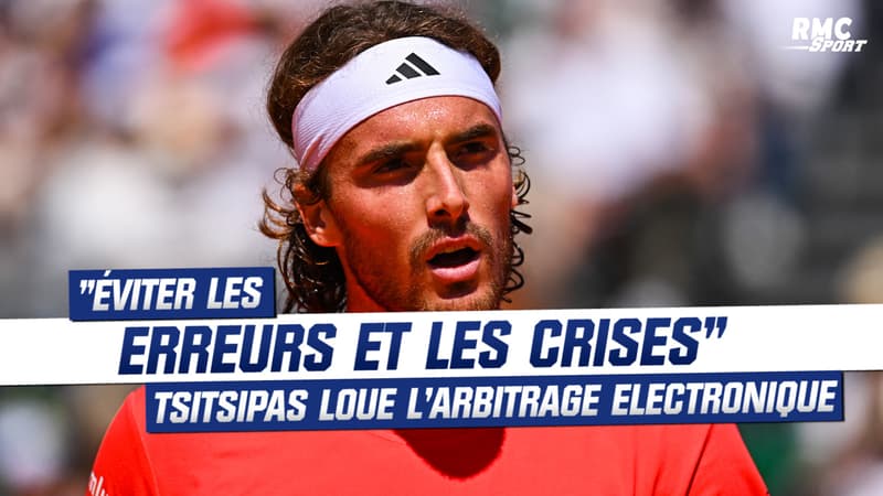 Tennis : “Éviter les erreurs et les crises”, Tsitsipas loue l’arbitrage électronique