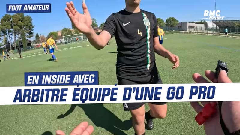 Foot amateur : En inside avec un arbitre équipé d’une Go Pro
