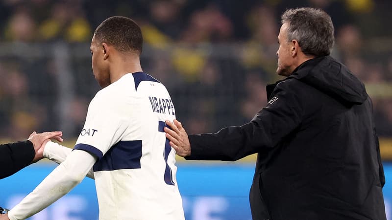 Barça-PSG: “Chapeau”, Luis Enrique très fan des efforts de Mbappé dans le pressing