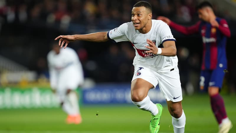 Barça-PSG: discret puis auteur d’un doublé, Mbappé s’est bel et bien réveillé