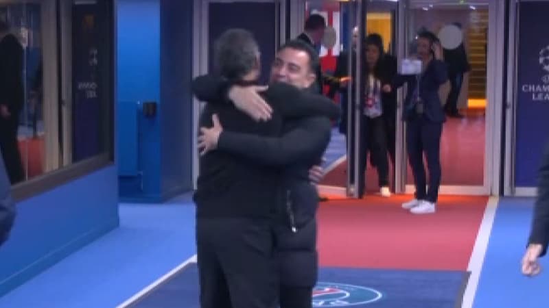 PSG-Barça: l’échange très complice et totalement décalé entre Luis Enrique et Xavi avant le match