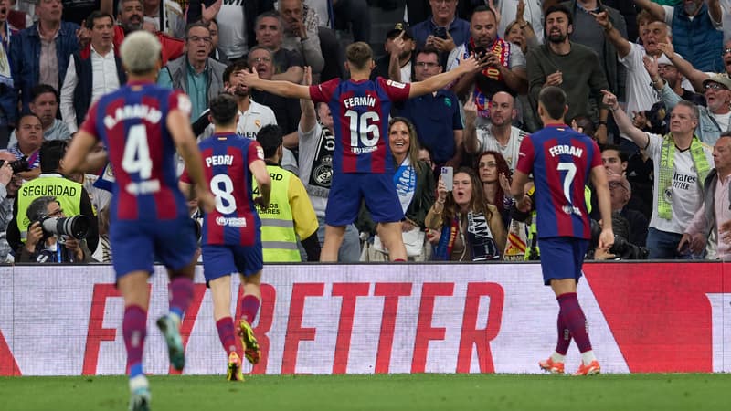 Real-Barça: Vinicius se moque de Fermin Lopez pour sa célébration à la Bellingham