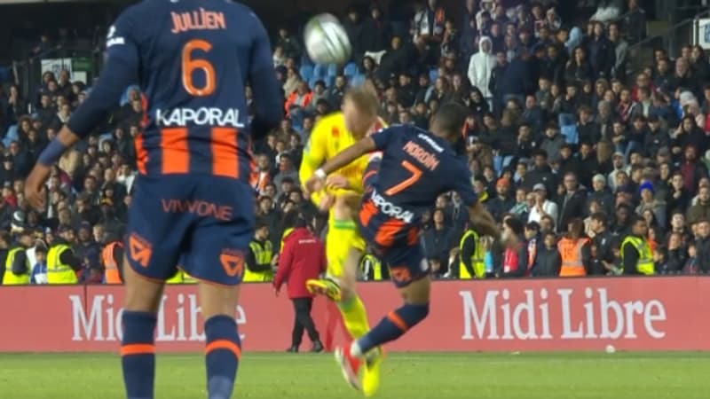 Montpellier-Nantes: le geste fou et ultra dangereux de Nordin dans la tête de Cozza