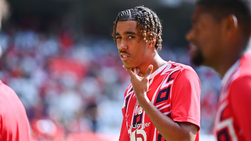 Mercato: l’arrivée du crack lillois Leny Yoro souhaitée “le plus tôt possible” par le Real Madrid