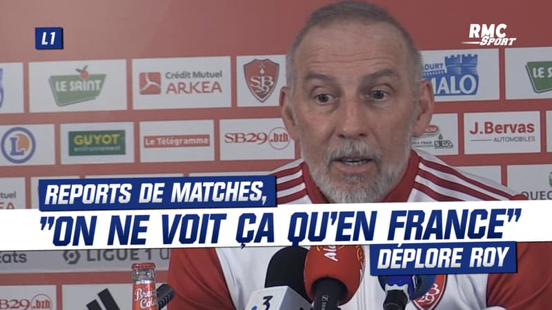 Ligue 1 : La colère d’Éric Roy contre les reports de match, “on ne voit ça qu’en France”
