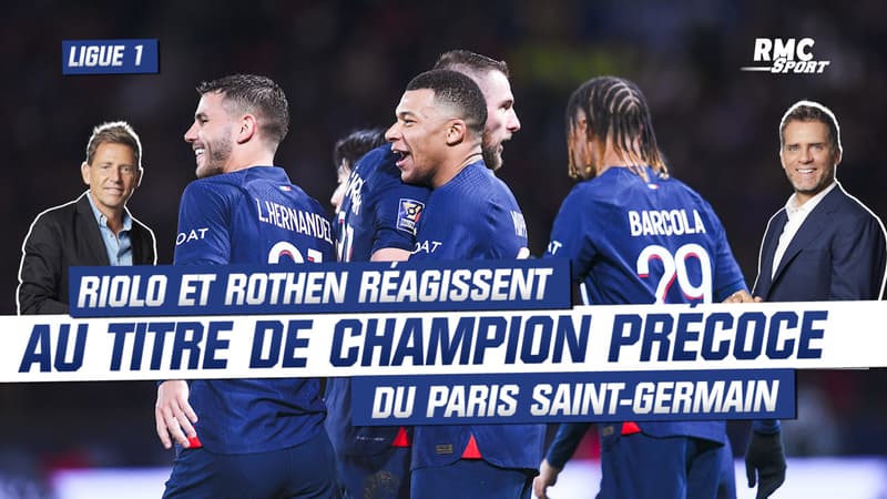 Ligue 1 : Le PSG champion, Rothen félicite Luis Enrique, Riolo se projette sur le “rêve” de la C1