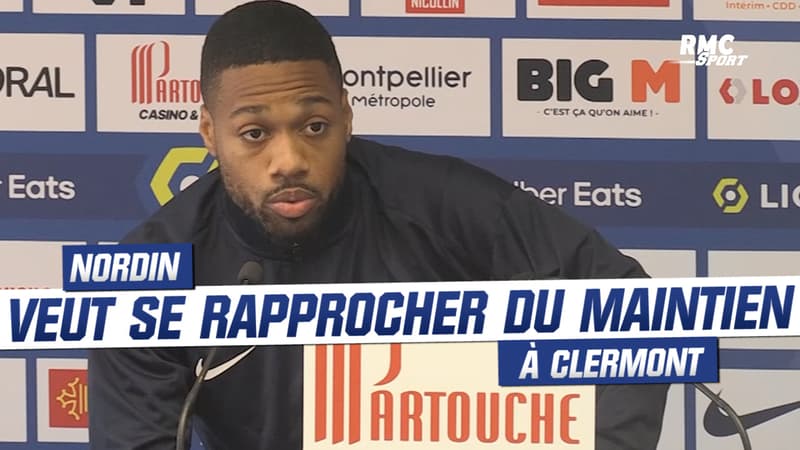 Ligue 1 / Montpellier : Nordin veut se rapprocher du maintien à Clermont