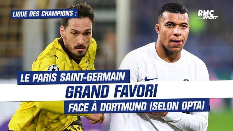 Ligue des Champions : le PSG grand favori face à Dortmund (selon Opta)