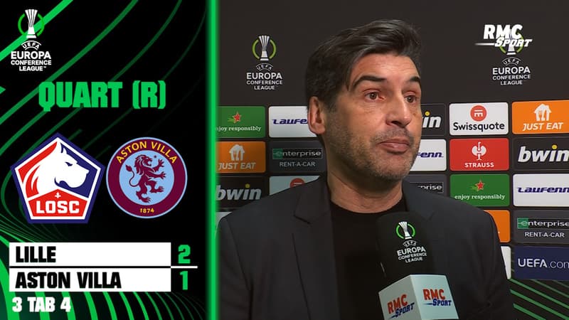 Lille 2-1 (3tab4) Aston Villa : Fonseca “fier de (ses) joueurs” malgré l’élimination