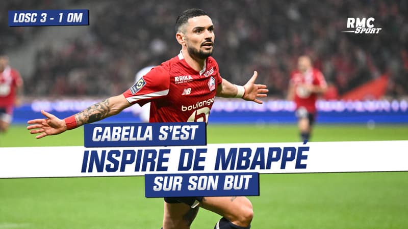 Losc 3-1 OM : “J’ai pensé à Mbappé”, Cabella s’est inspiré de l’attaquant du PSG sur son but