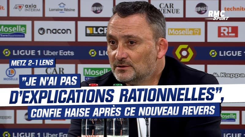 Metz 2-1 Lens : “Je n’ai pas d’explications rationnelles”, confie Haise après ce nouveau revers