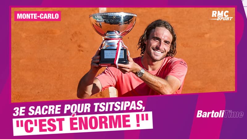 Monte-Carlo : “Gagner trois fois ici, c’est énorme !”, Massey impressionné par la régularité de Tsitsipas