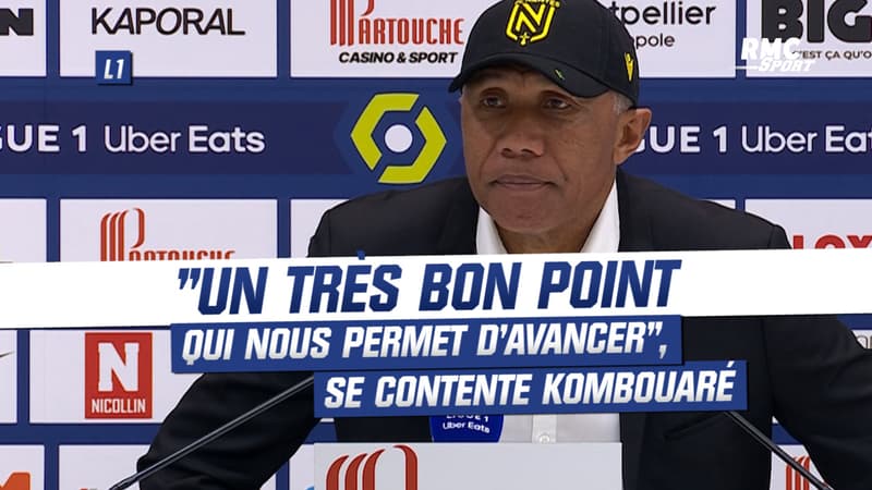 Montpellier 1-1 Nantes : “Un très point qui nous permet d’avancer”, se contente Kombouaré