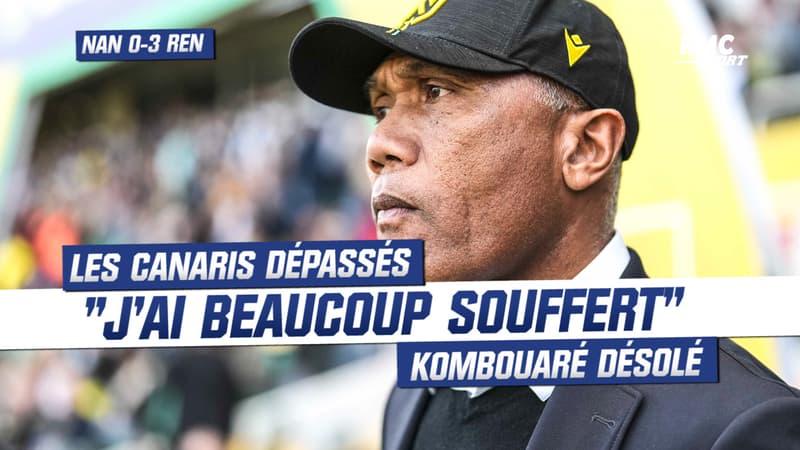 Nantes 0-3 Rennes: “J’ai beaucoup souffert pour mes joueurs”, Kombouaré désolé