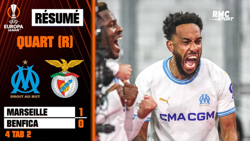 OM (4 tab 2) 1-0 Benfica – Ligue Europa (quart de finale retour)