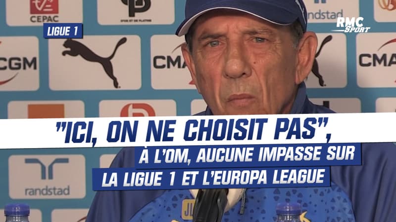 OM : “Ici, on ne choisit pas !”, Gasset ne fera pas l’impasse sur une compétition