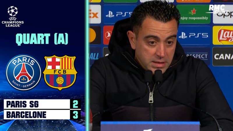 PSG 2-3 Barça : “Le PSG reste favori” estime Xavi