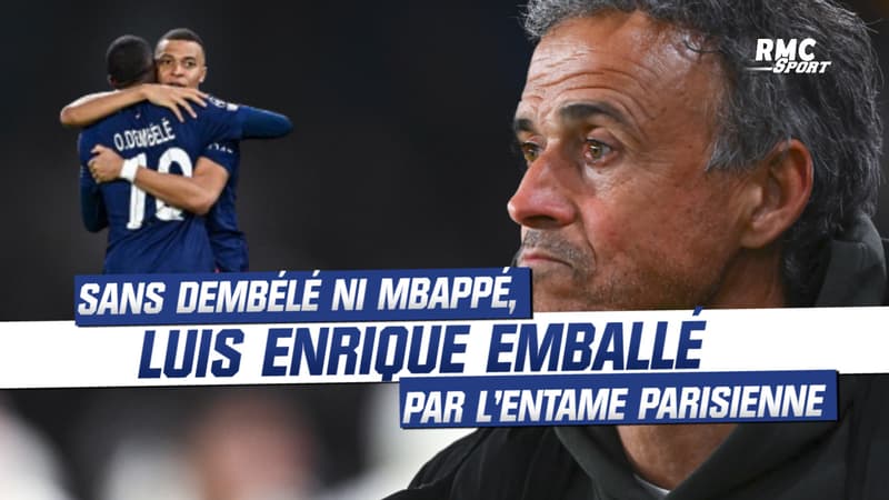 PSG 4-1 OL : “L’une des meilleures de la saison”, Luis Enrique emballé par l’entame parisienne (sans Mbappé ni Dembélé)
