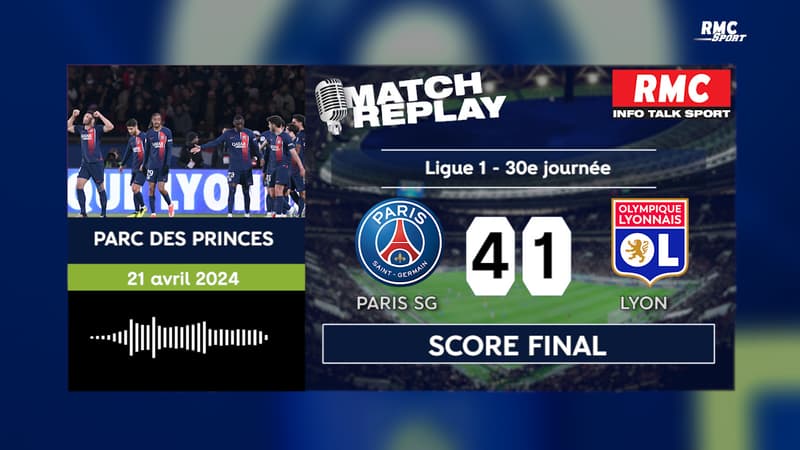 PSG 4-1 OL:  Le goal replay du festival parisien