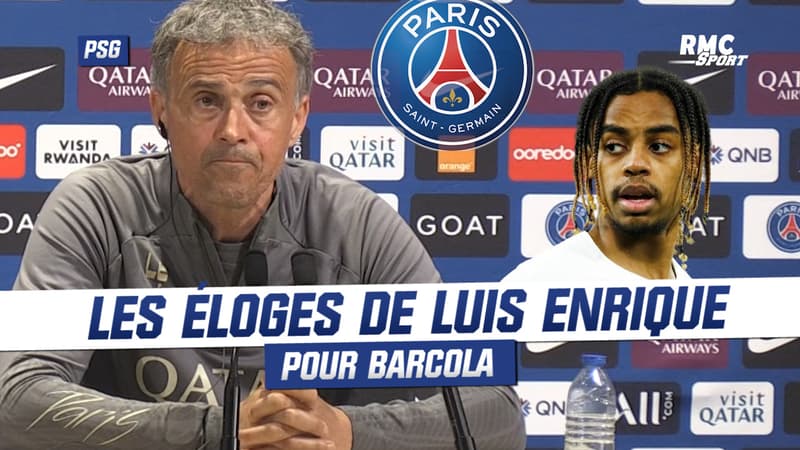 PSG : Les éloges de Luis Enrique pour Barcola, qui ne méritait pas toutes ces critiques après Newcastle