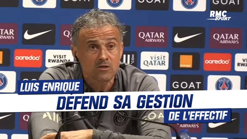 PSG : “Tous les joueurs sont impliqués”, Luis Enrique défend sa gestion de groupe