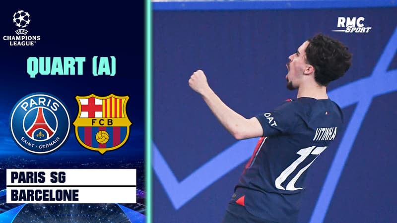 Paris SG – Barcelone : Vitinha double la mise 2 minutes après l’égalisation (2-1)