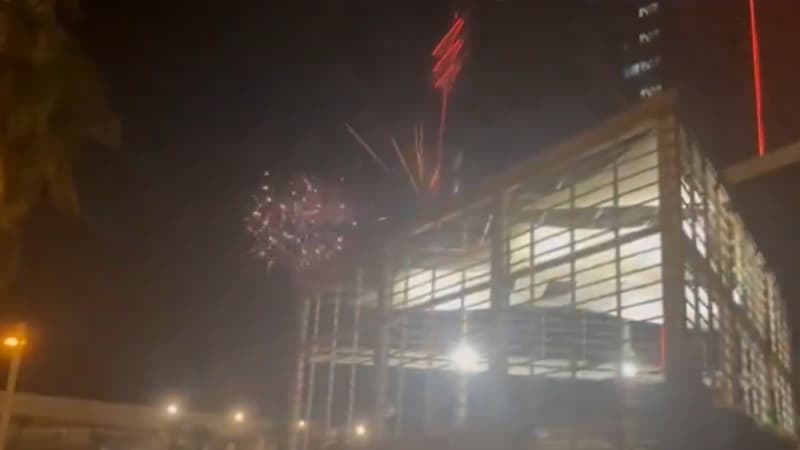 Barça-PSG: des feux d’artifice tirés en pleine nuit près de l’hôtel des Parisiens