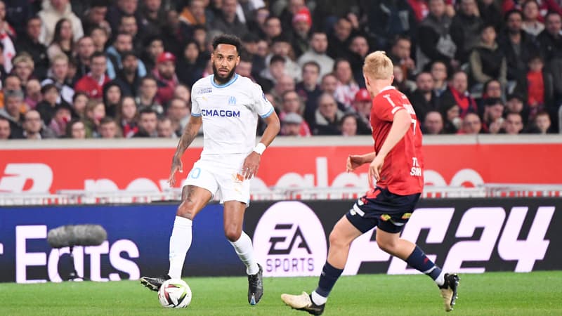 Lille-OM: le but olympien finalement attribué à Aubameyang