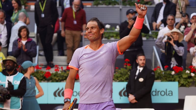 Tennis: Nadal s’impose dans un match de 3 heures et enchaîne à Madrid