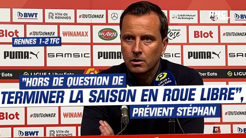 Rennes 1-2 Toulouse : “Hors de question de terminer la saison en roue libre”, prévient Stéphan