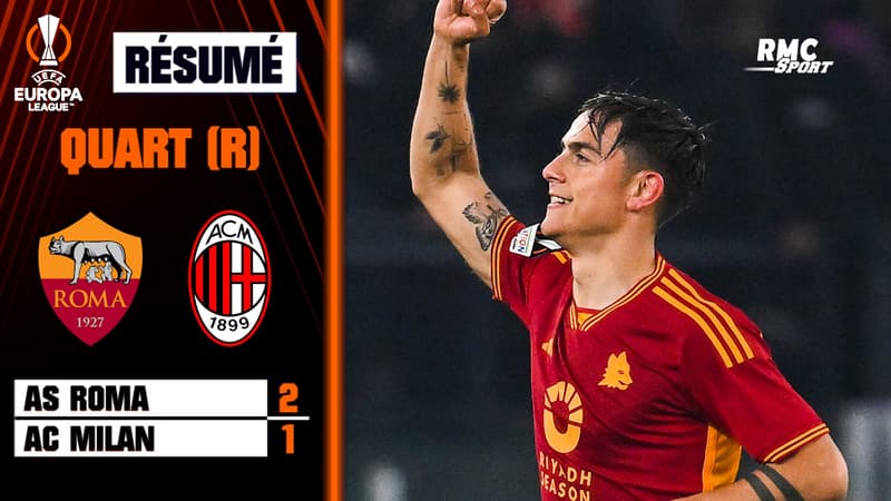 Résumé : AS Roma (Q) 2-1 AC Milan – Ligue Europa (quart de finale retour)