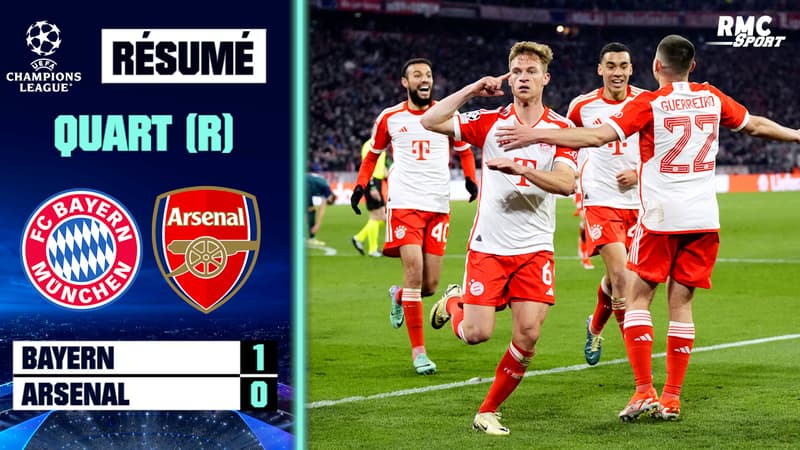 Résumé : Bayern Munich (Q) 1-0 Arsenal – Ligue des champions (quart de finale retour)