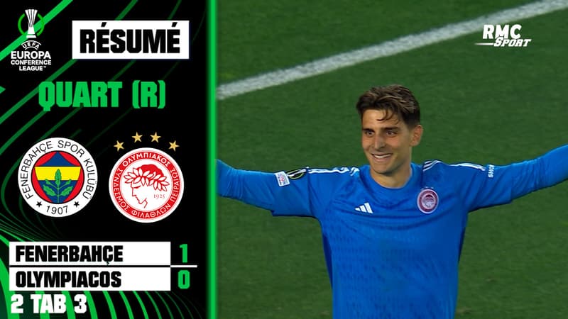 Résumé : Fenerbahçe 1 – 0 [2 TAB 3] Olympiacos (Q) – Conference League (quart de finale retour)