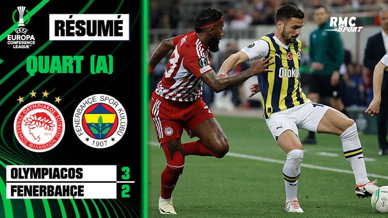 Résumé : Olympiacos 3 – 2 Fenerbahçe Conference League (quart de finale aller)
