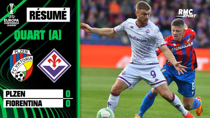 Résumé : Plzen 0-0 Fiorentina – Conference League (quart de finale aller)