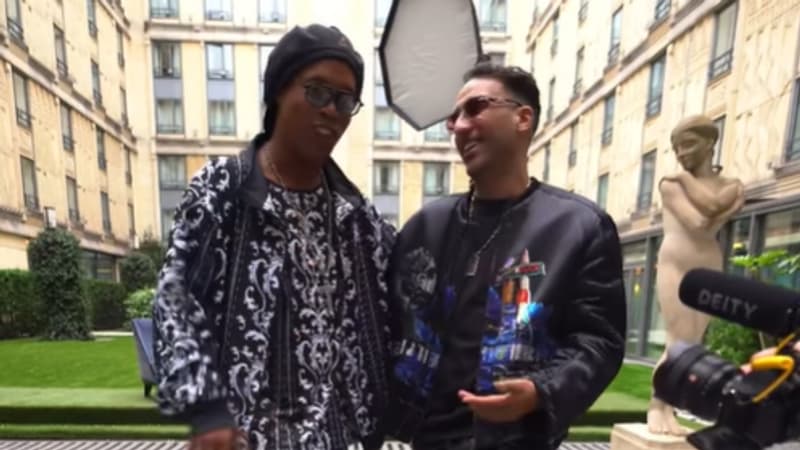 Ronaldinho a tourné dans un clip du rappeur Heuss L’Enfoiré après PSG-Barça