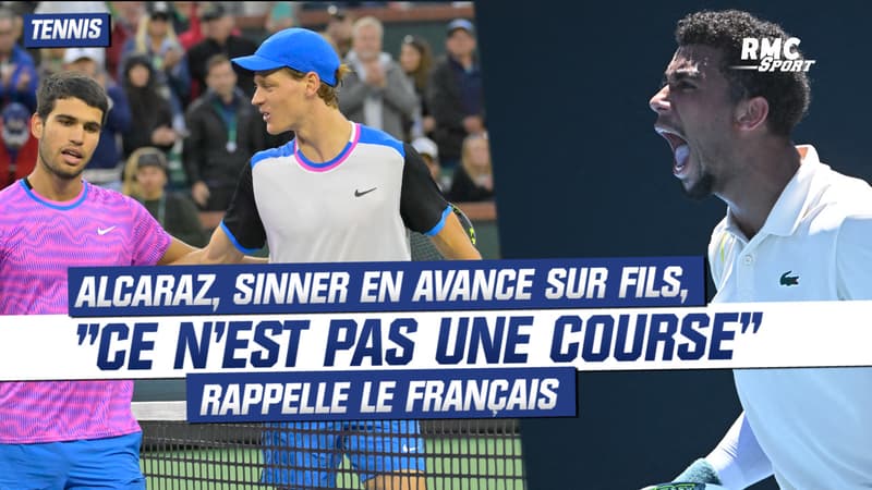 Tennis : Alcaraz, Sinner en avance sur Fils, “ce n’est pas une course” rappelle le Français