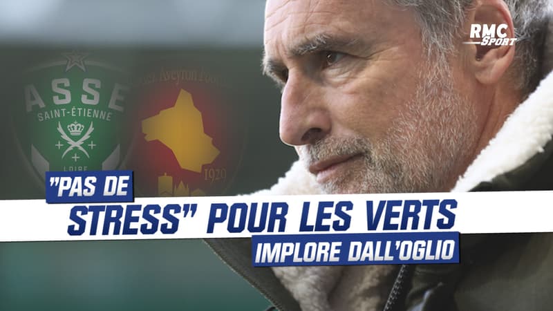 ASSE – Rodez (Playoffs L2 ) : Dall’Oglio ne veut pas de Verts inhibés par “le stress”